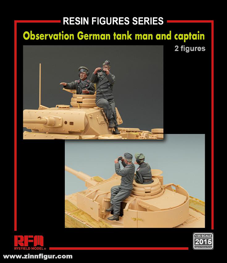 Rye Field Model Panzerkommandant und Soldat mit Fernglas
