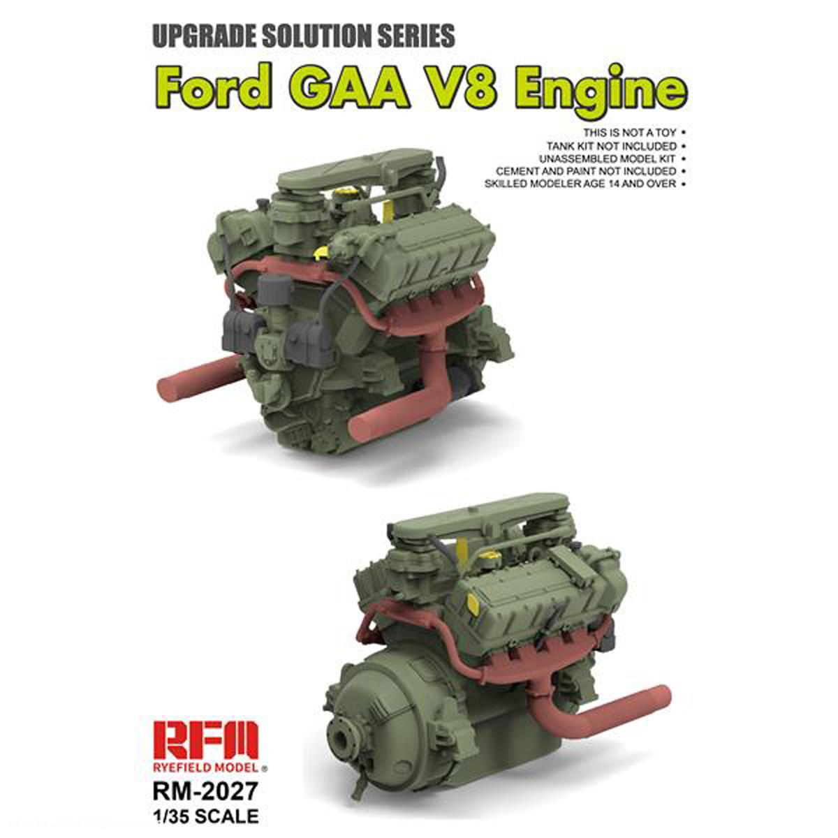 Rye Field Model Ford GAA V8 Motor für Sherman Panzer