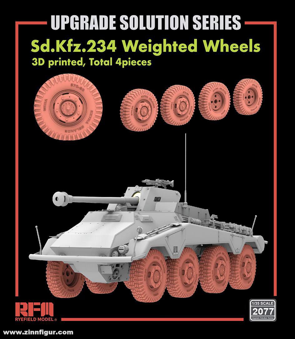 Rye Field Model Belastete Räder für Sd.Kfz.234 Typ B