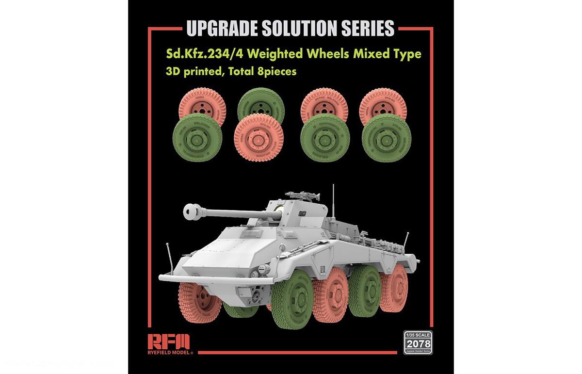 Rye Field Model Belastete Räder für Sd.Kfz.234 - gemischt