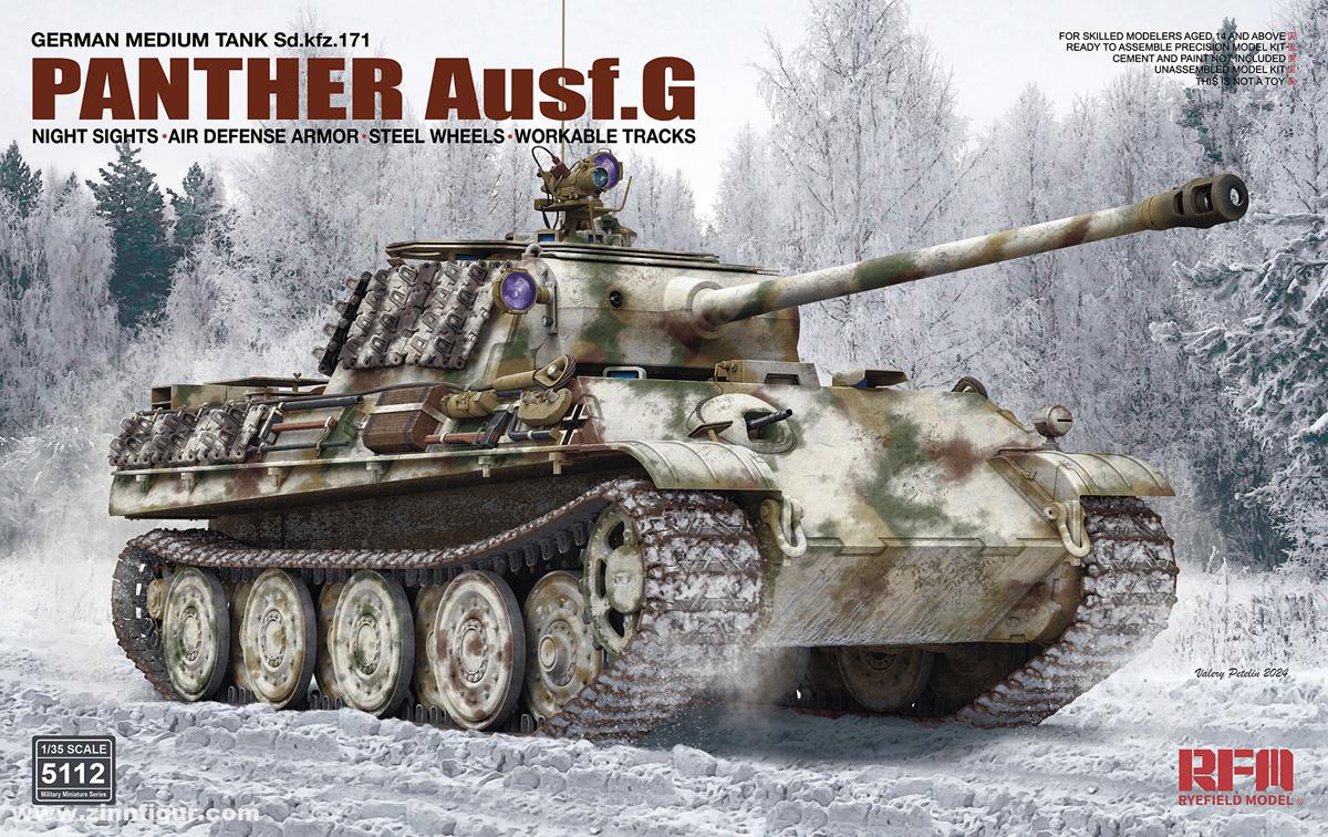 Rye Field Model Panther Ausf.G mit Nachtsichtgerät und Luftschutzpanzerung