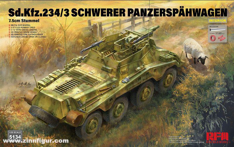 Rye Field Model Sd.Kfz.234/3 Pz.Sp.Wg. mit Innendetails