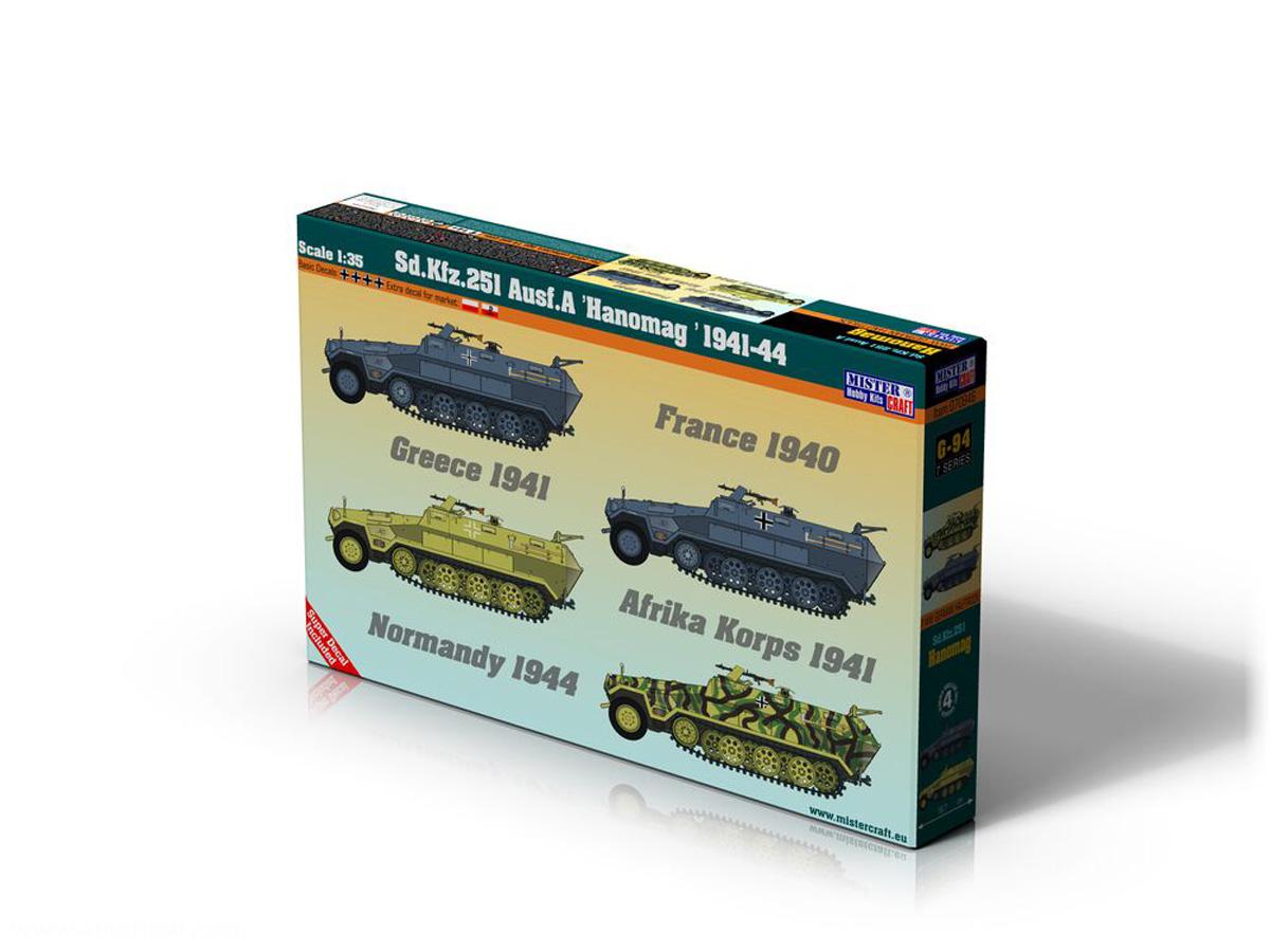 Mister Craft Hobby Kits Sd.Kfz.251 Asuf.A Hanomag 1941-44