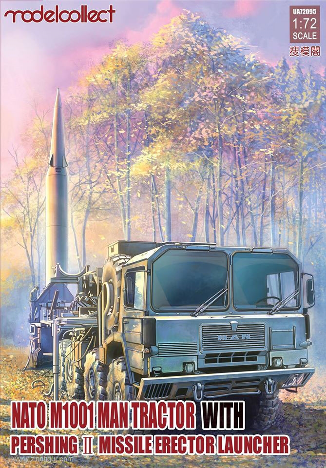 ModelCollect NATO M1001 MAN Traktor & Pershing II Starter