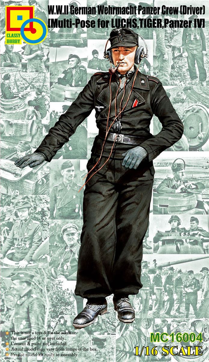 Classy Hobby Deutscher Panzersoldat für Luchs/Tiger/Panzer IV