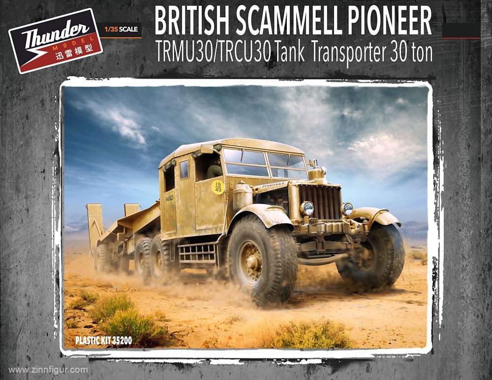 Thunder Model Scammell Pioneer TRMU30/TRCU30 30 t Panzertransporter