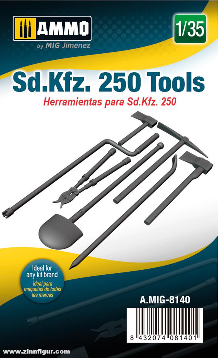 AMMO by Mig Jimenez Sd.Kfz. 250 Werkzeuge