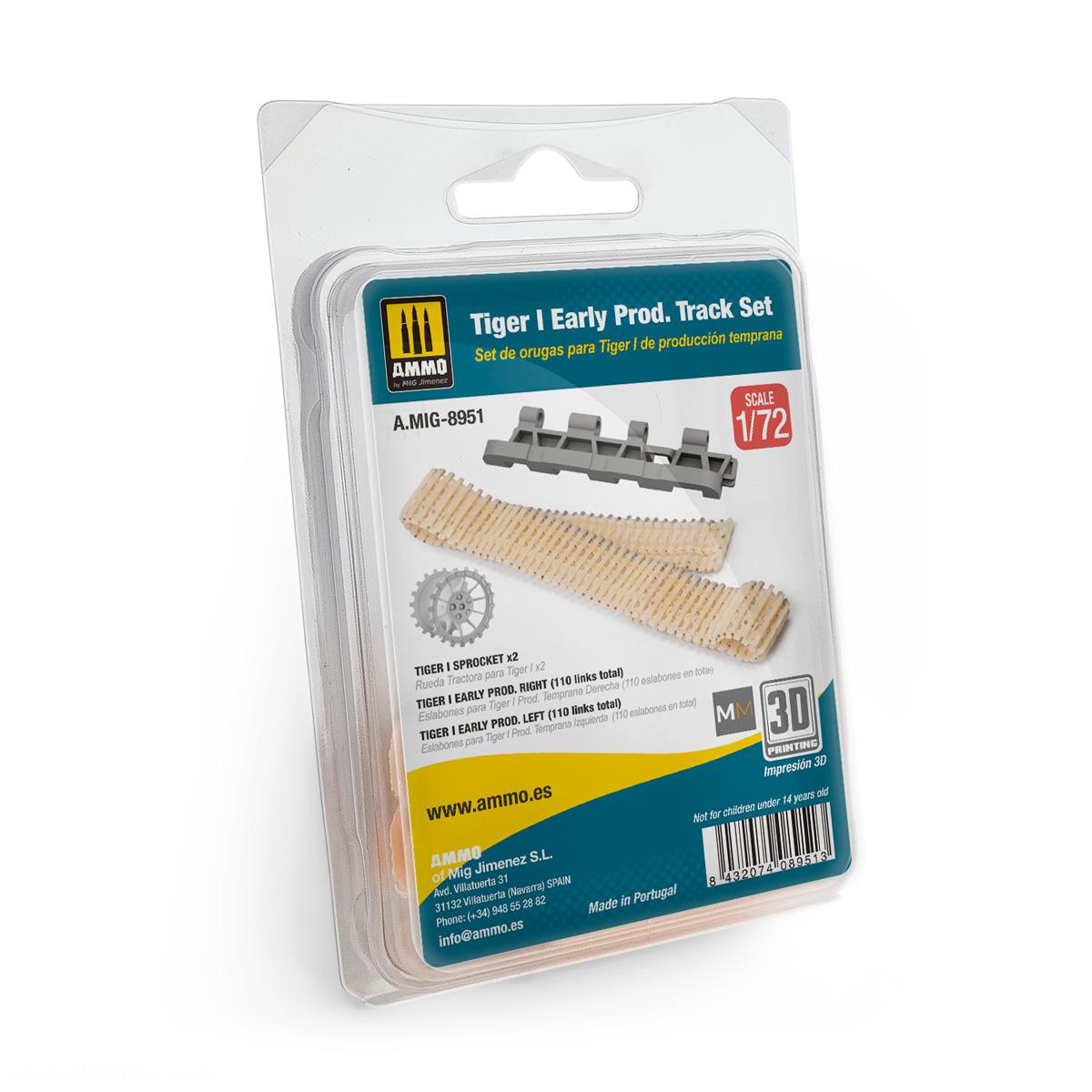 AMMO by Mig Jimenez Tiger I früh Panzerketten - 3D-Druck