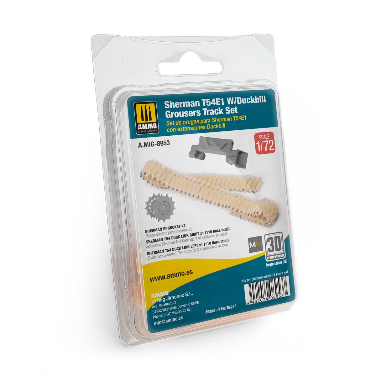 AMMO by Mig Jimenez Sherman T54E1 Panzerketten 'Duckbill' - 3D-DRUCK