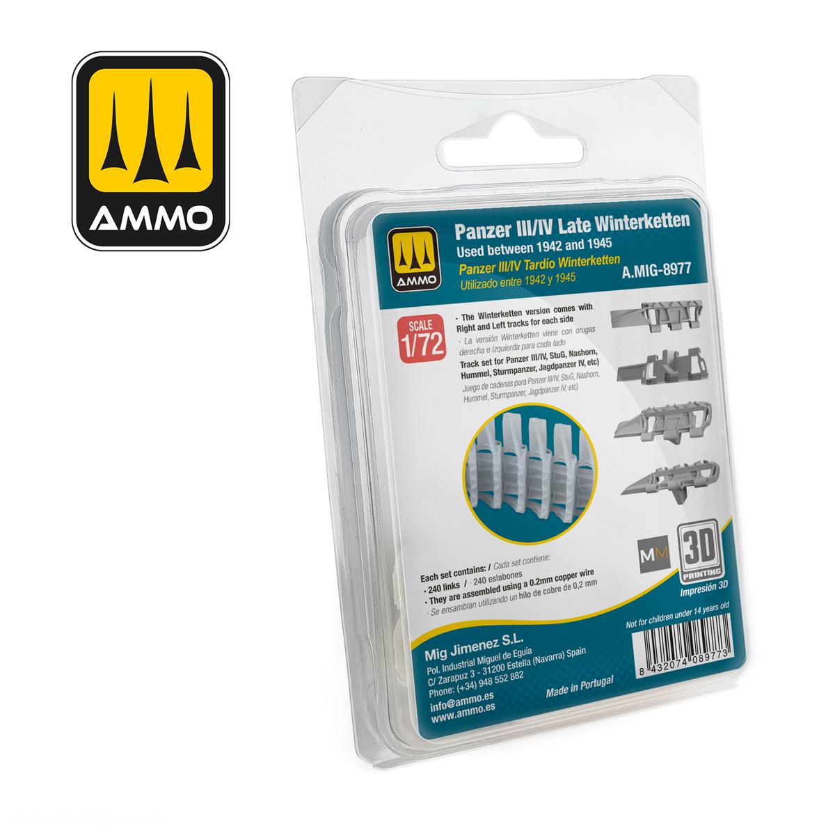 AMMO by Mig Jimenez Panzer III/IV spät Winterketten 1942-45