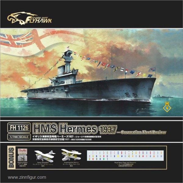 Flyhawk Model HMS Hermes - 1937 Krönungs-Flottenparade