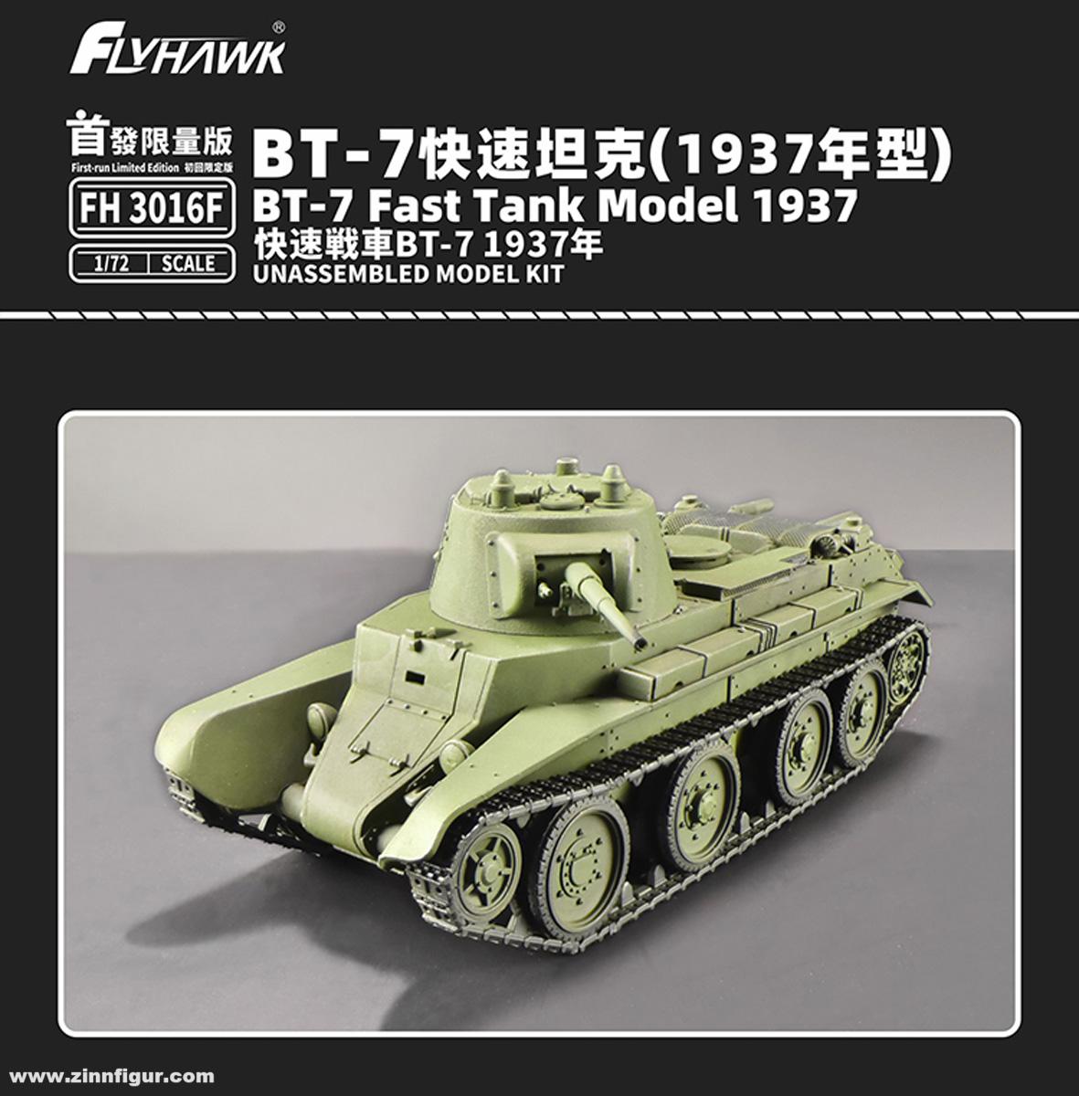 Flyhawk Model BT-7 Panzer Model 1937 - Limited Edition