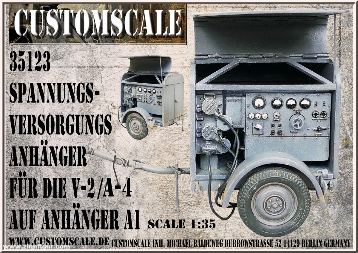 Custom-Scale Spannungsversorgungs Anhänger für die V-2 auf Anhänger A1