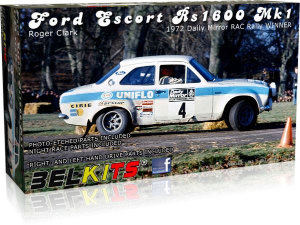 Belkits Ford Escort Rs1600 Mk.1 'Roger Clark 1972'