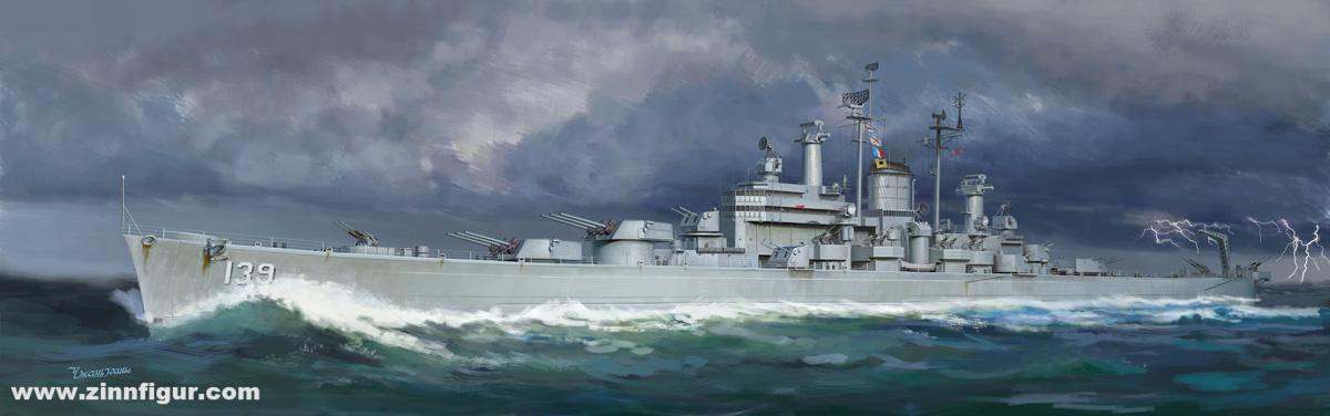 Very Fire Schwerer Kreuzer USS Salem CA-139