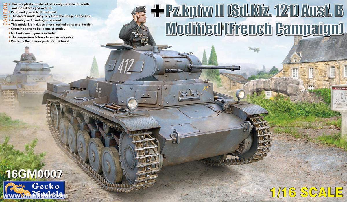 Gecko-Models Pz.Kpfw.II Ausf.B Modifiziert (Sd.Kfz.121) - Frankreichfeldzug