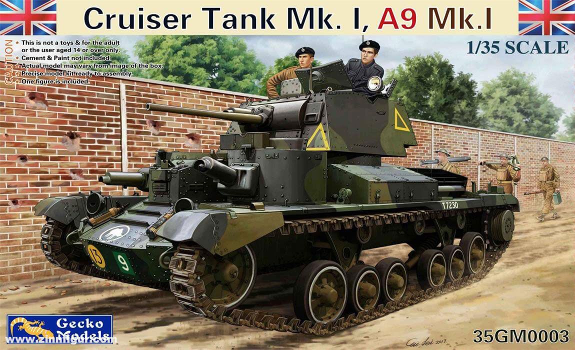 Gecko-Models Cruiser Tank Mk.I - A9 Mk.I