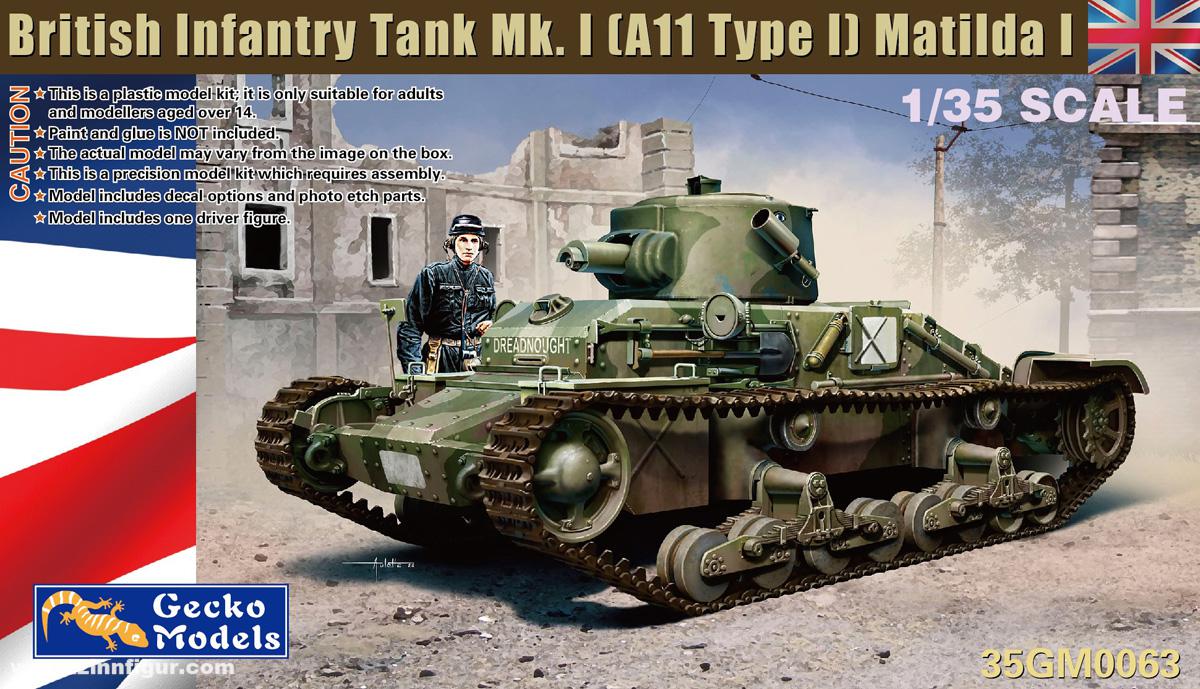 Gecko-Models Infantry Tank Mk.I (A11 Type I) Matilda I