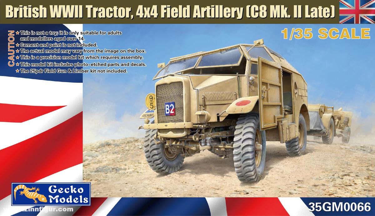 Gecko-Models C8 Quad Mk.II spät 4x4 Artilleriezugmaschine