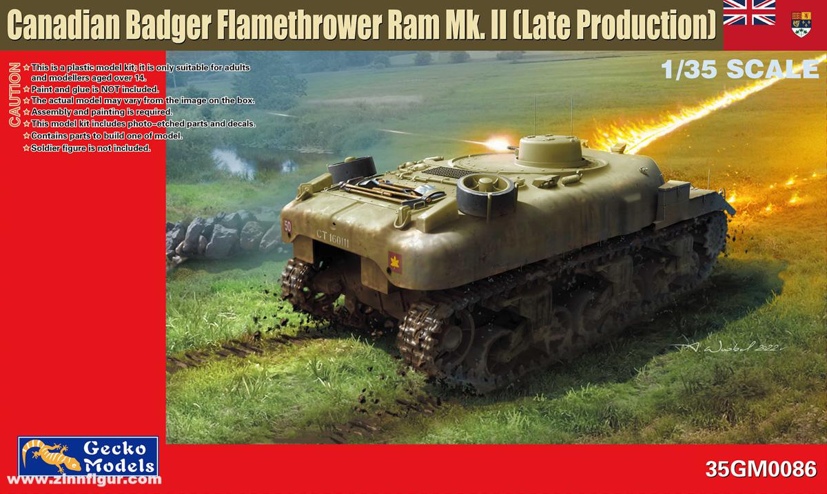 Gecko-Models Badger Flammpanzer Ram Mk.II (späte Produktion)