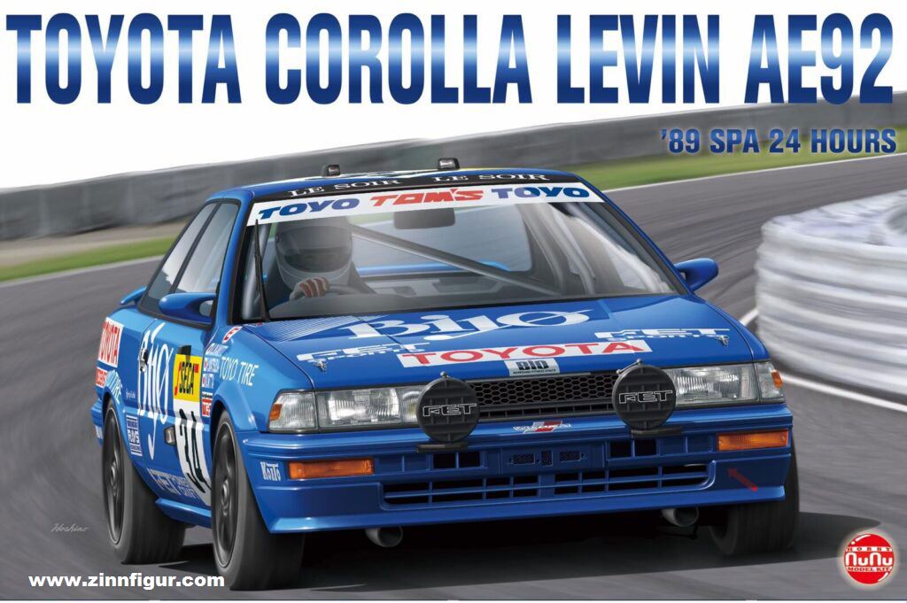 NuNu Hobby Toyota Corolla Levin AE92 '1989 Spa 24 Hours'