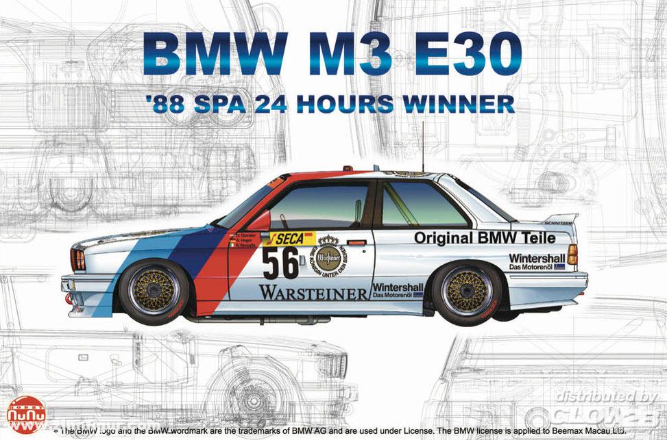 NuNu Hobby BMW M3 E30 '1988 Spa 24 Hours Winner'