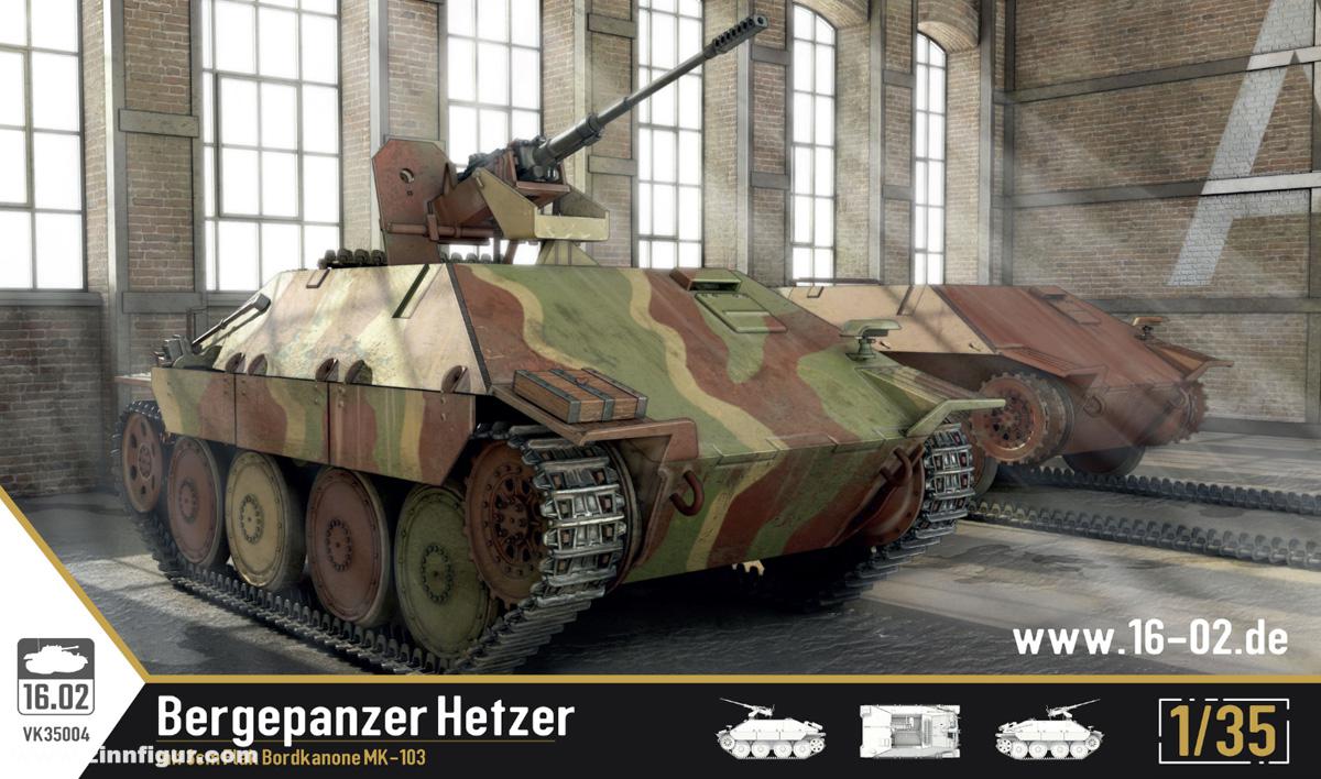 16.02 Michael Baldeweg Bergepanzer Hetzer mit 3 cm MK-103 Kanone