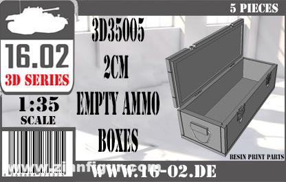 16.02 Michael Baldeweg 2cm Munitionskisten - leer