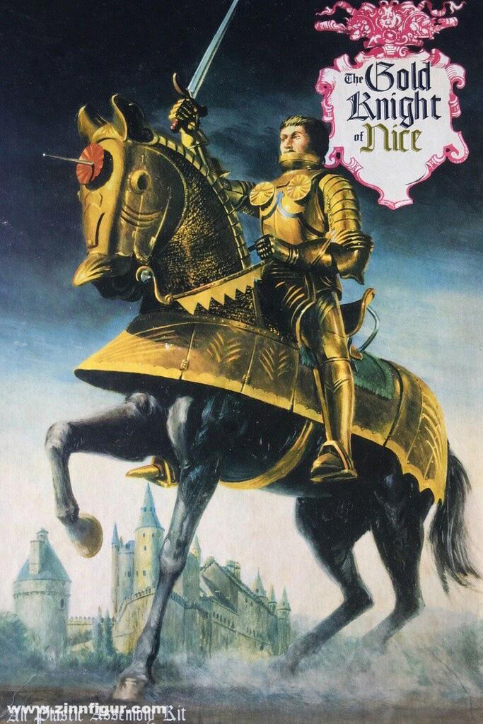 Atlantis Models Der Goldene Ritter von Nizza zu Pferd