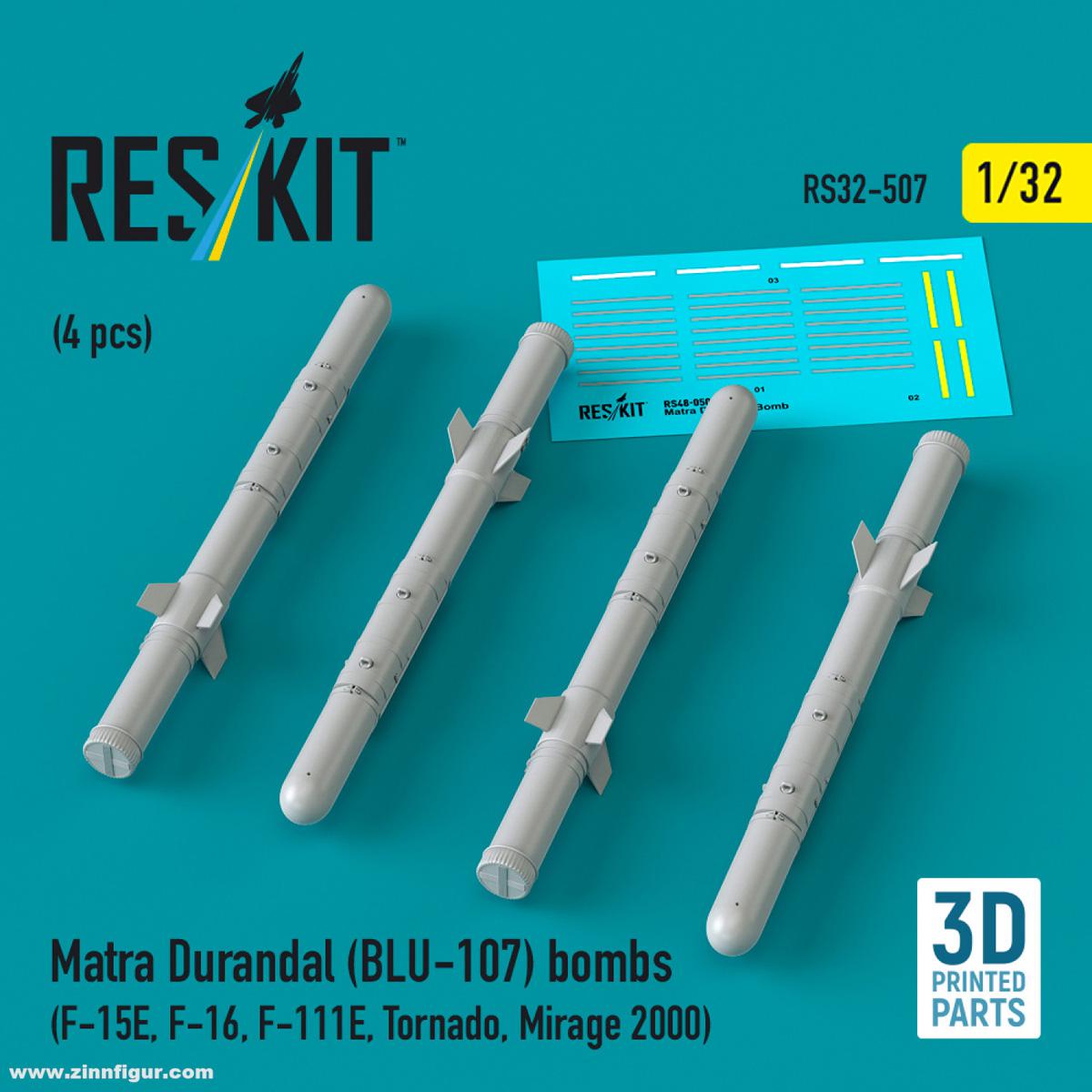 RES/KIT Matra Durandal BLU-107 Bomben (4 Stück)