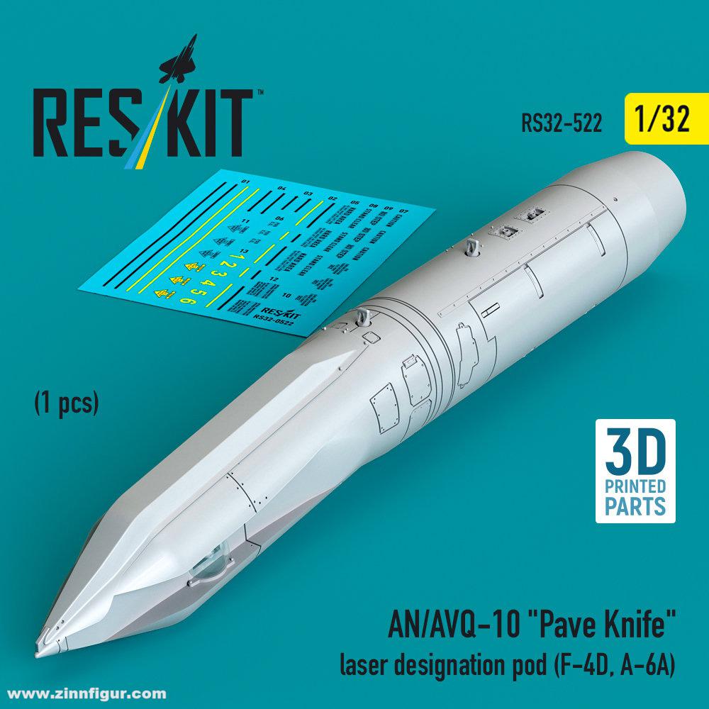 RES/KIT AN/AVQ-10 'Pave Knife' laser designation pod