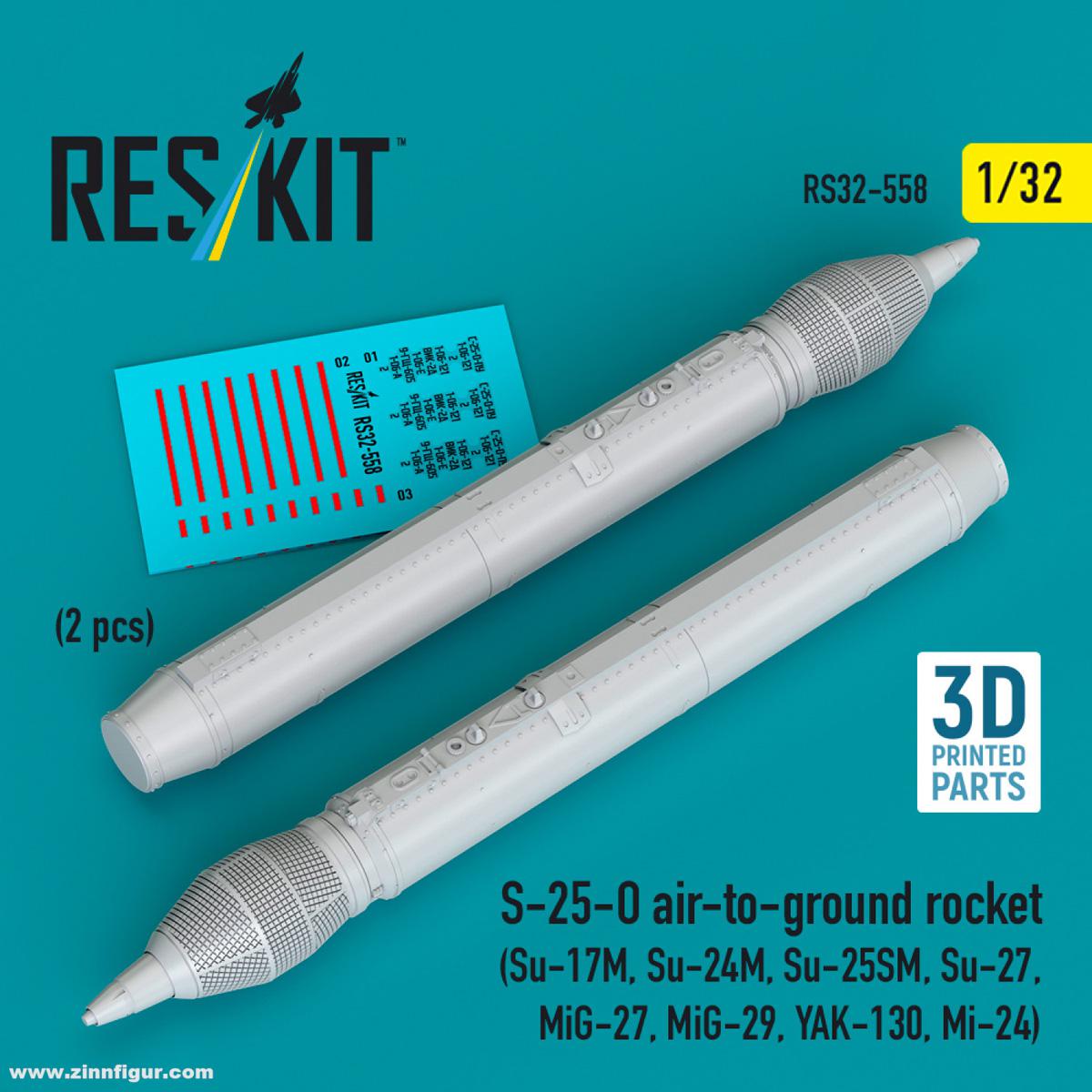 RES/KIT S-25-O Luft-Boden-Raketen (2 Stück)