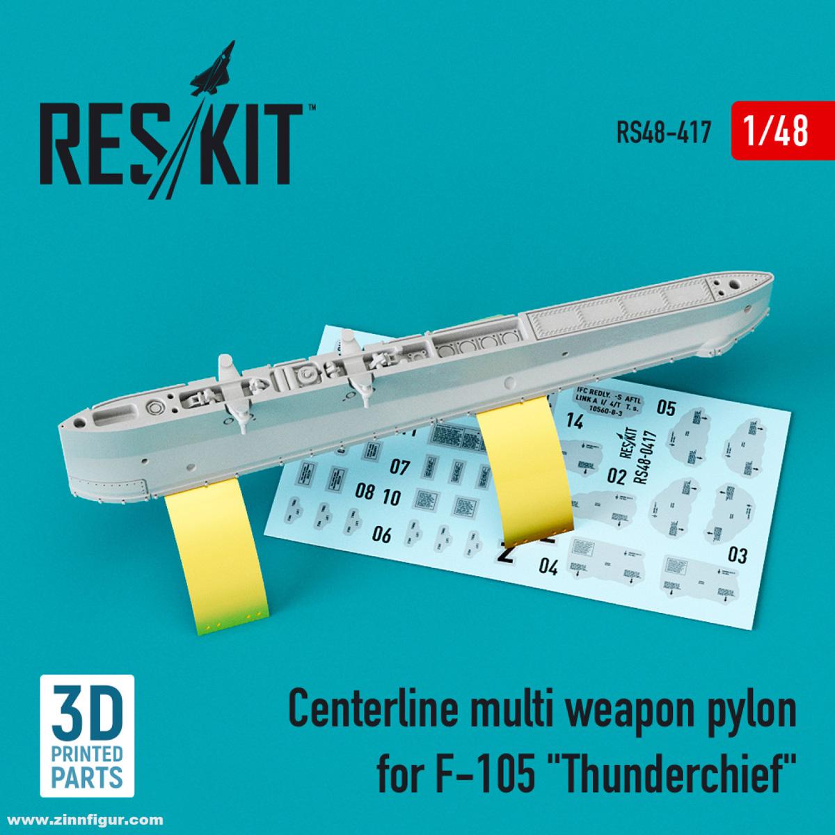 RES/KIT Zentraler Multi-Waffen-Pylon für F-105 Thunderchief