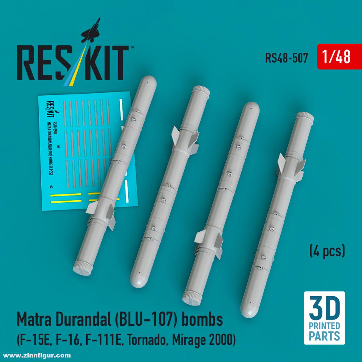 RES/KIT Matra Durandal (BLU-107) Bomben (4 Stück)