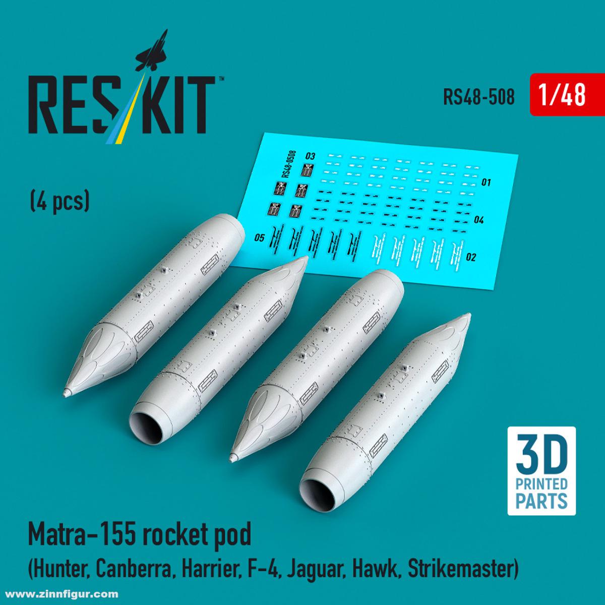 RES/KIT Matra-155 Raketen-Pods (4 Stück)
