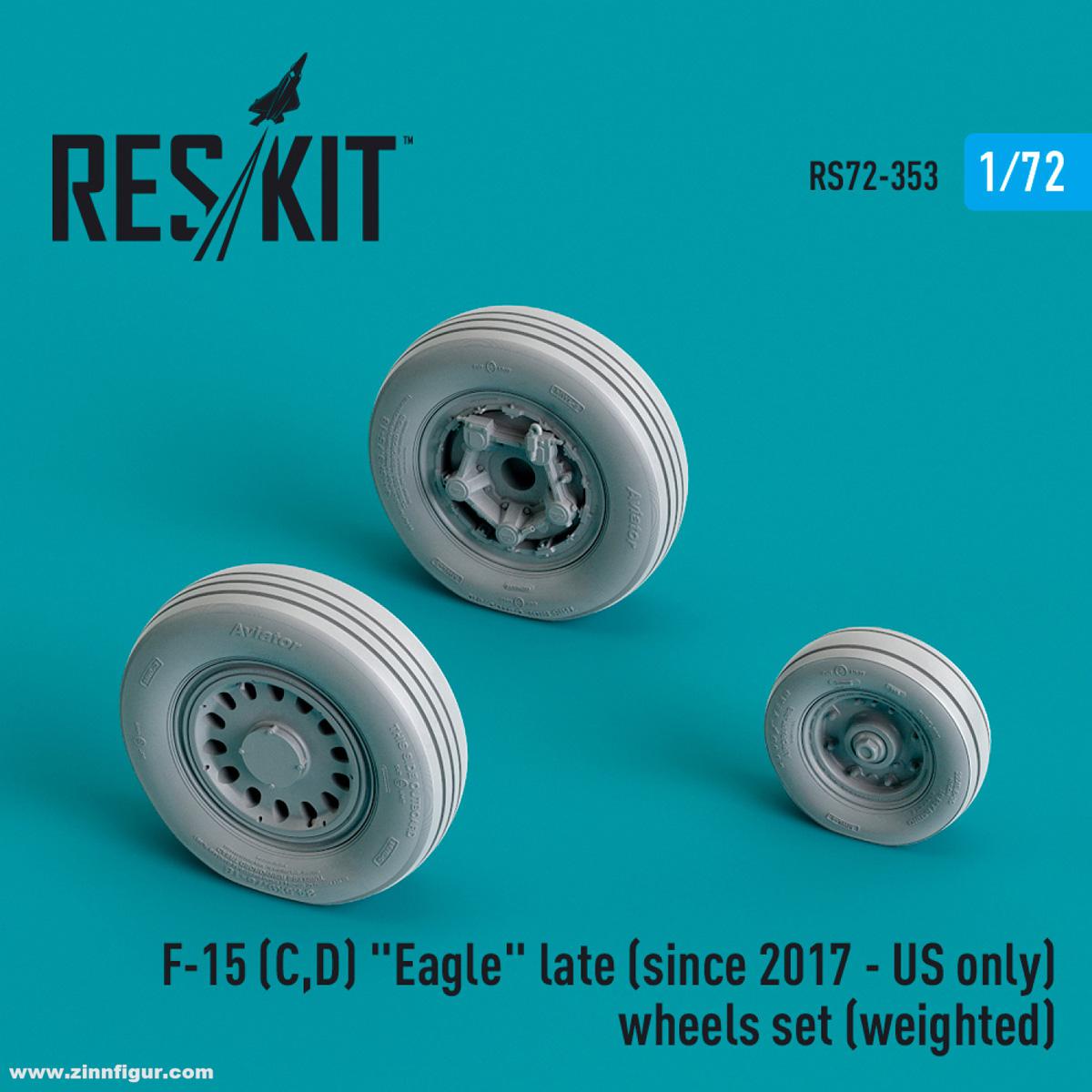 RES/KIT F-15C/D Eagle US Räder Set ab 2017