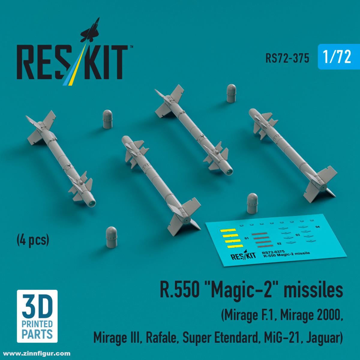 RES/KIT R.550 Magic-2 Raketen (4 Stück)