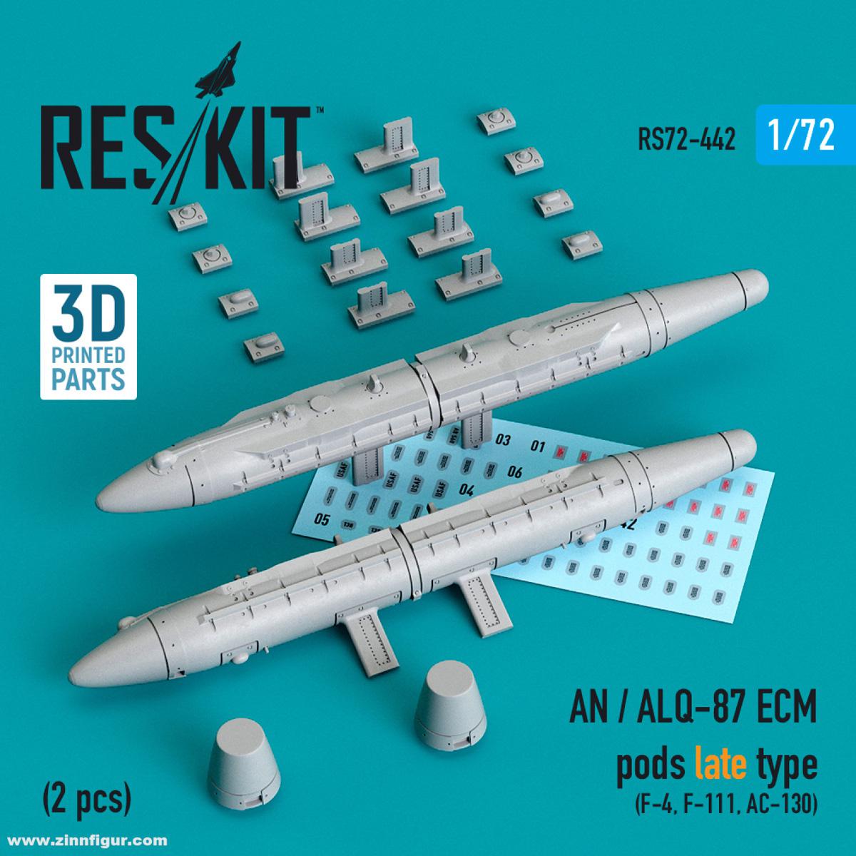 RES/KIT AN / ALQ-87 ECM Pods spät Typ (2 Stück)