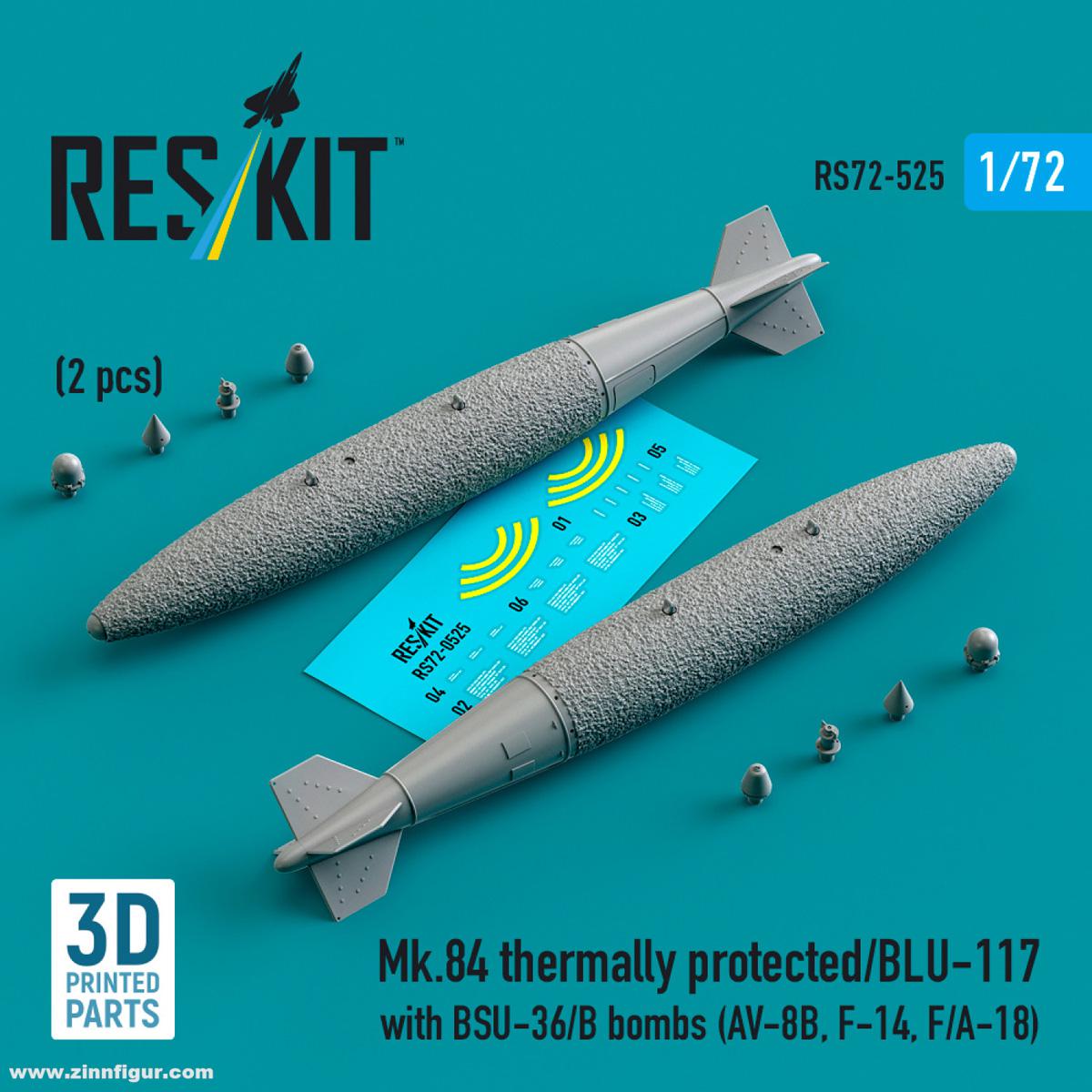 RES/KIT Mk.84/BLU-117 thermisch geschütze Bomben mit BSU-36/B (2 Stück)