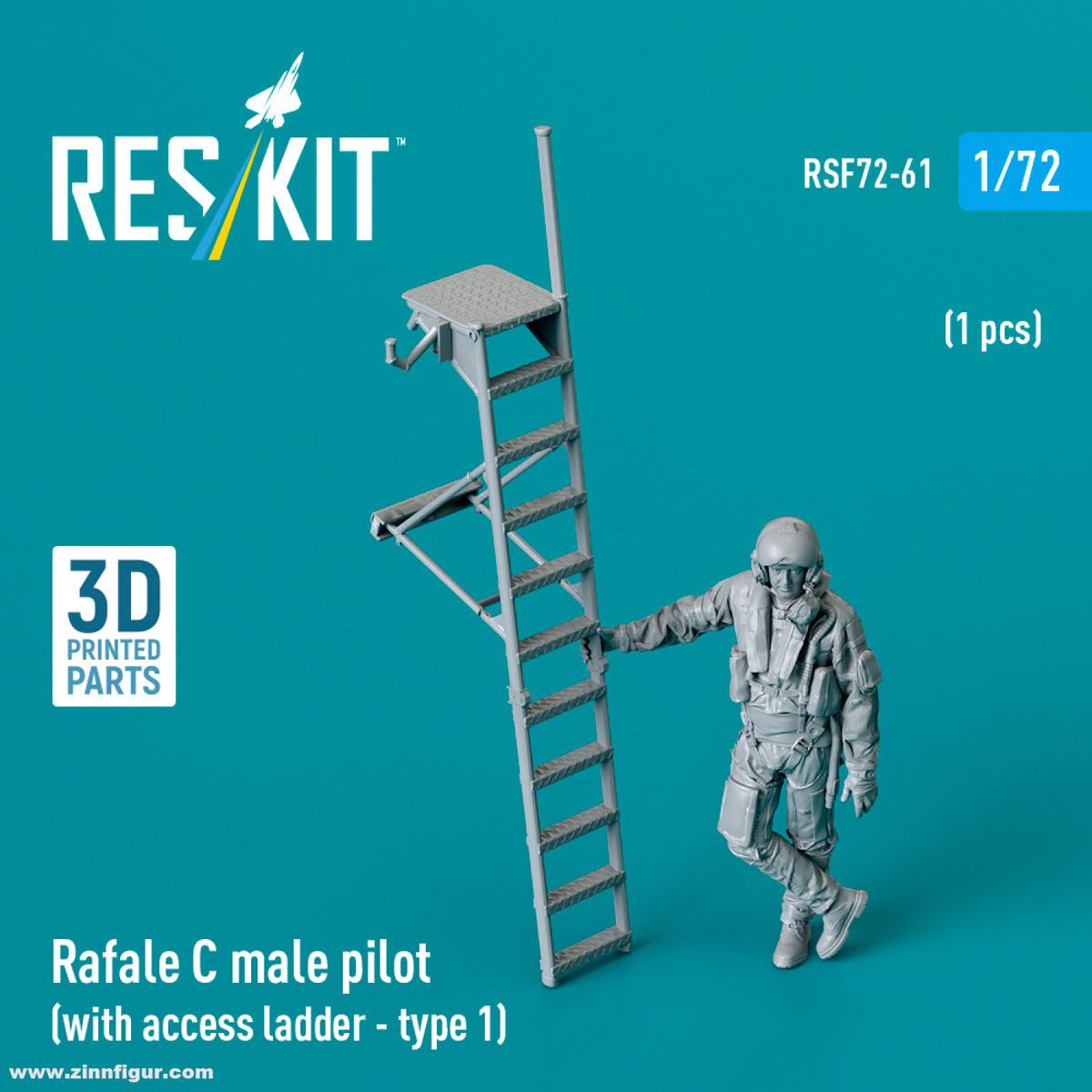 RES/KIT Rafale C Pilot mit Leiter