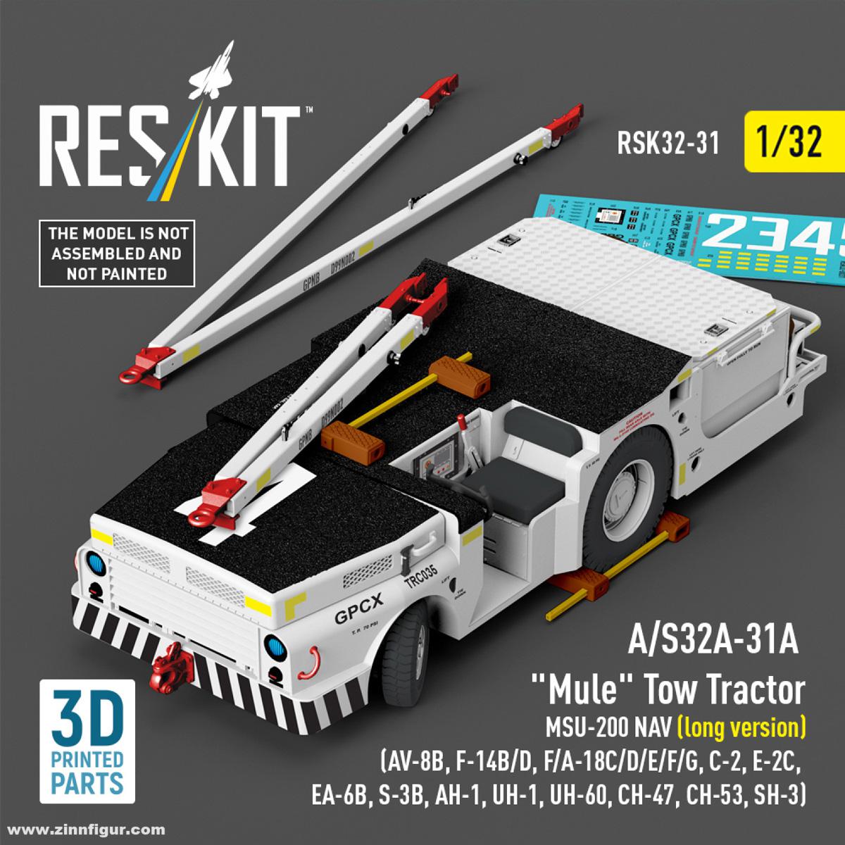 RES/KIT A/S32A-31A 'Mule' Traktor MSU-200 NAV (lang)