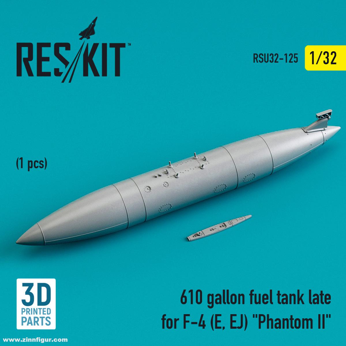 RES/KIT F-4E/EJ Phantom II 610 Gallonen Tank