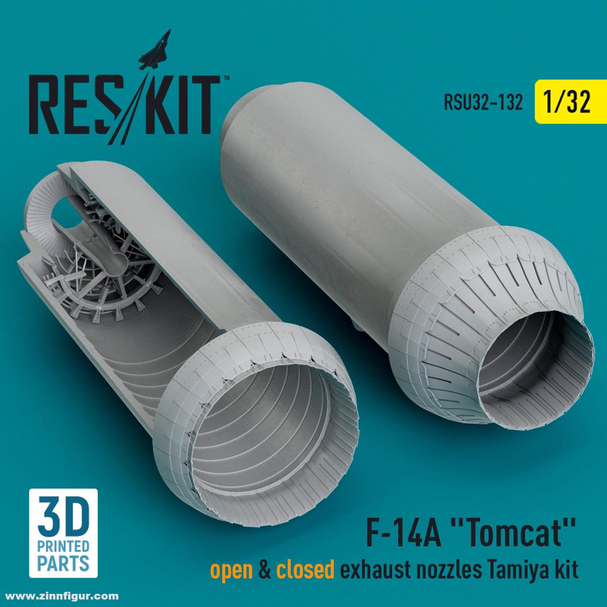 RES/KIT F-14A Tomcat offene & geschlossene Düse (Tamiya)