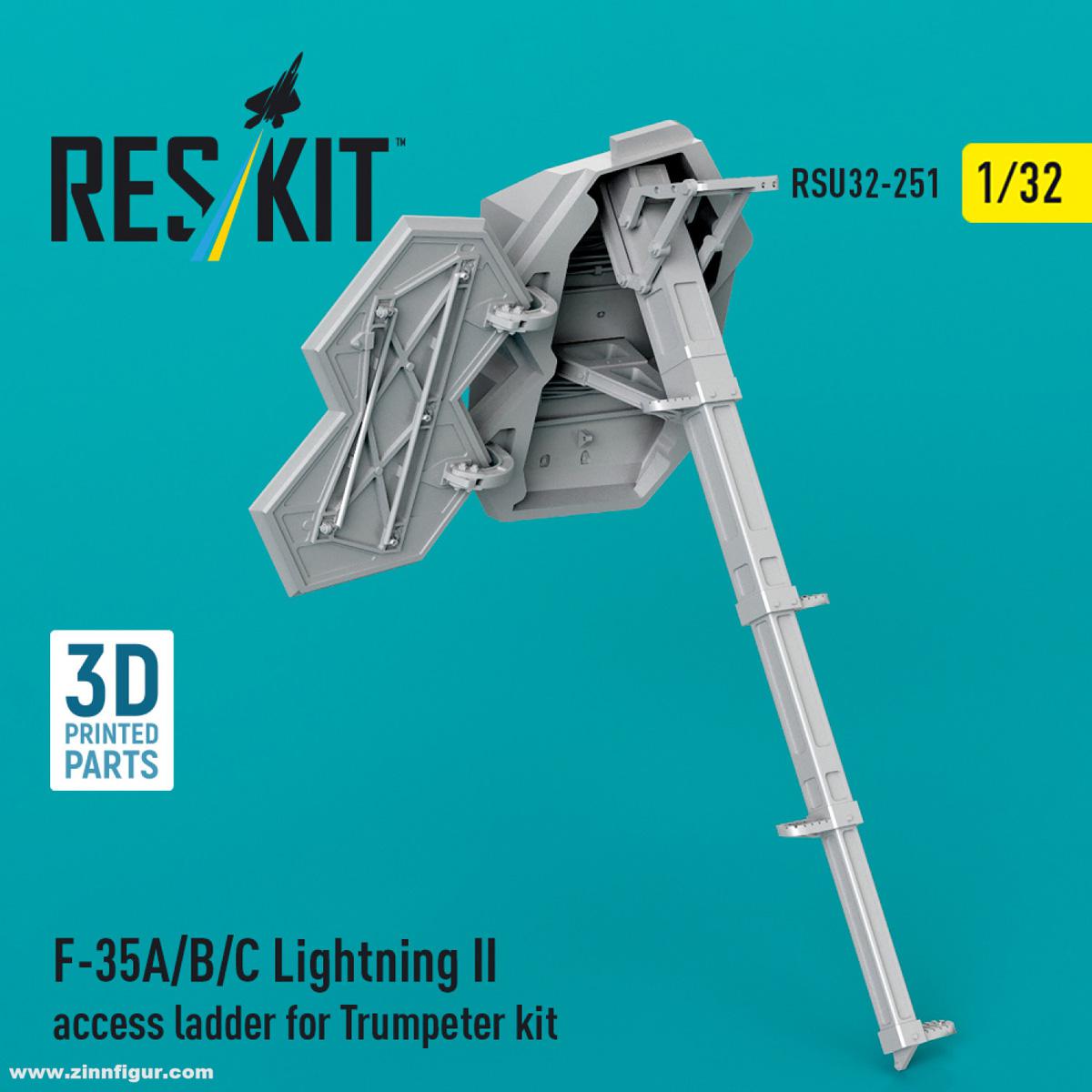 RES/KIT F-35A/B/C Lightning II Leiter (Trumpeter)