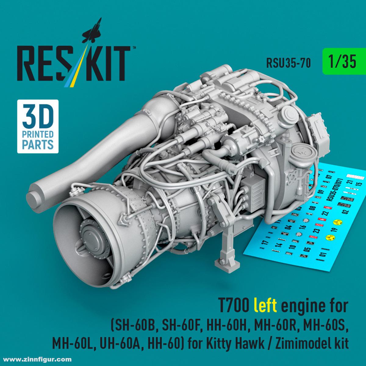 RES/KIT linkes T700 Triebwerk (Kitty Hawk)