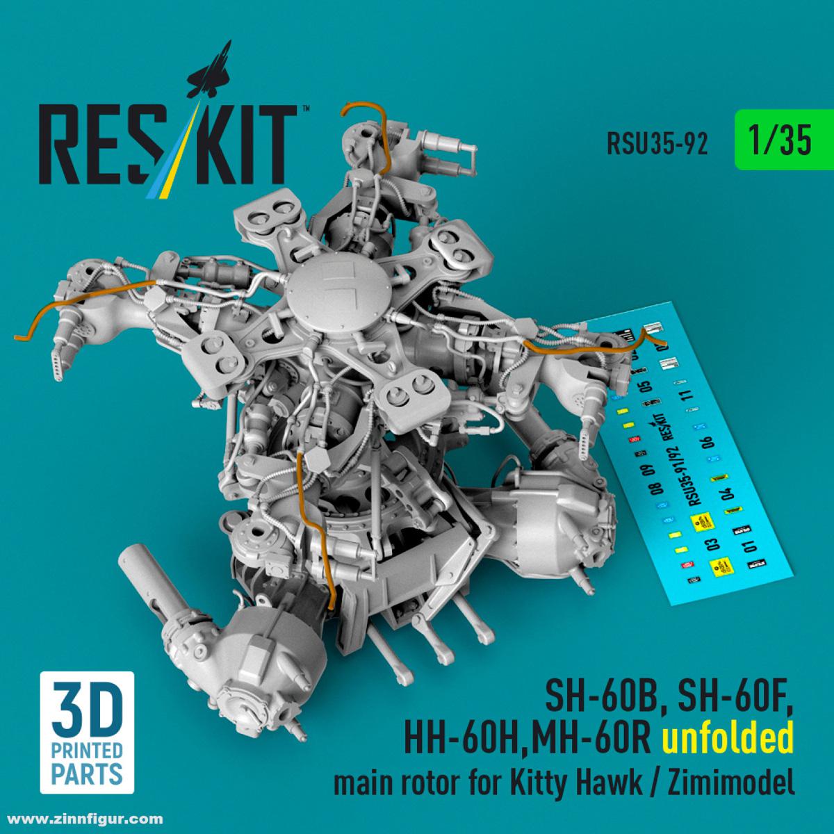 RES/KIT SH-60B/SH-60F/HH-60H Rotormechanik (Zimi/Kitty Hawk)