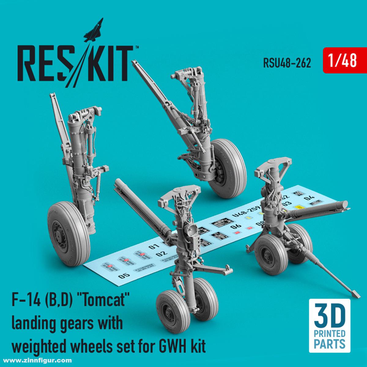 RES/KIT F-14B/D Tomcat Fahrwerk