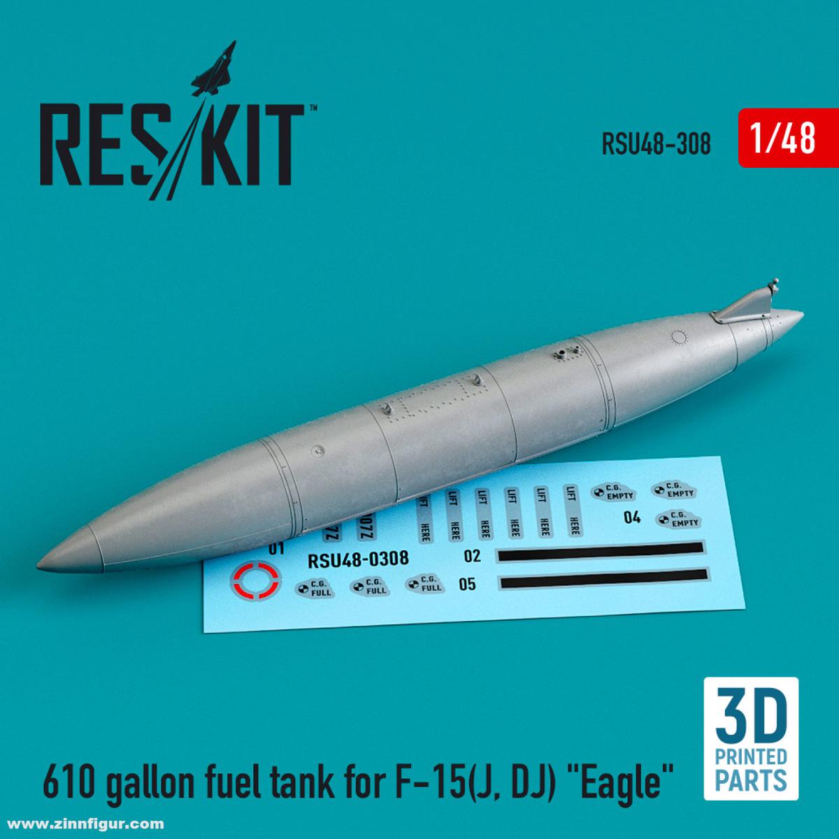 RES/KIT 610 Gallonen Tank für F-15J/DJ Eagle