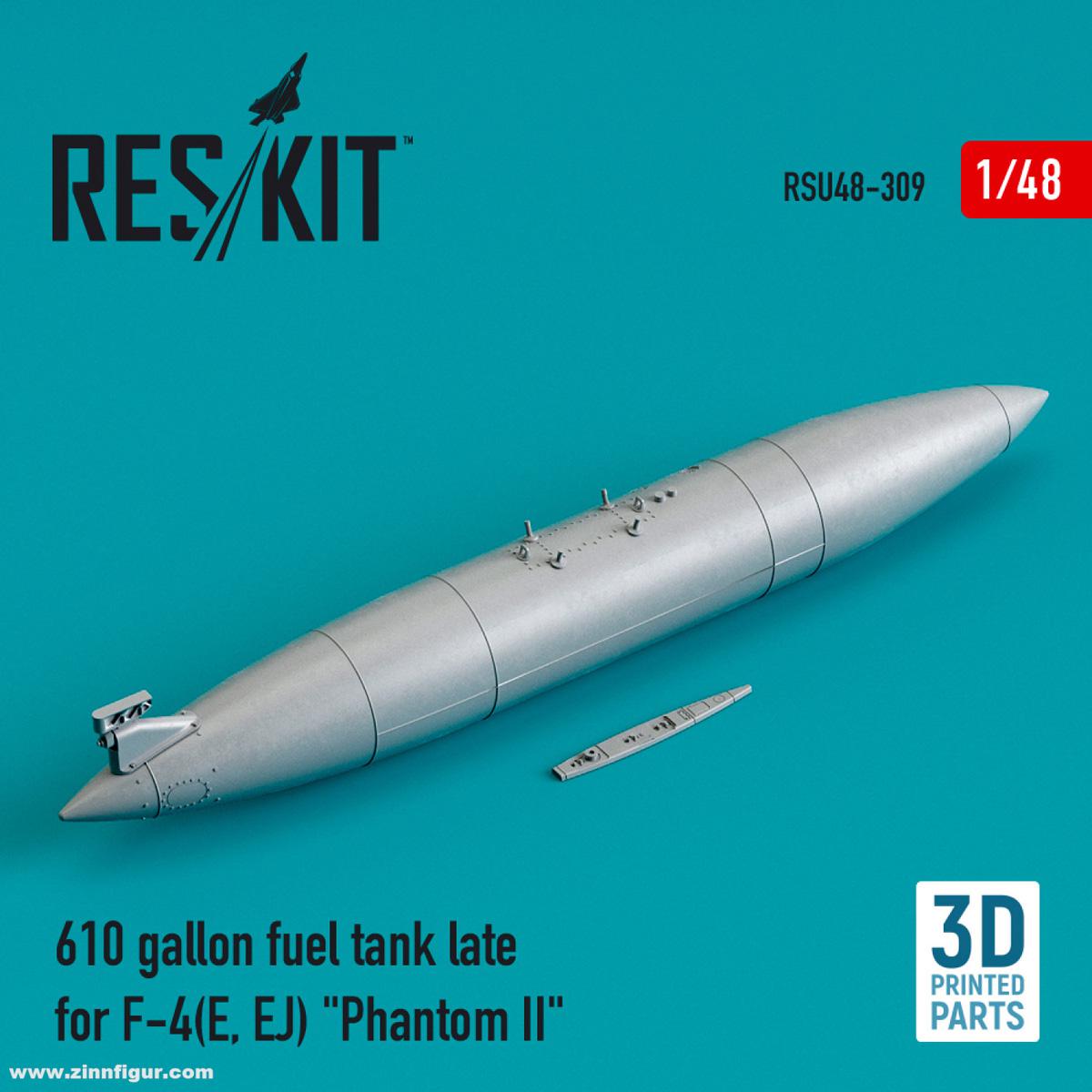RES/KIT 610 Gallonen Tank spät für F-4E/EJ Phantom II