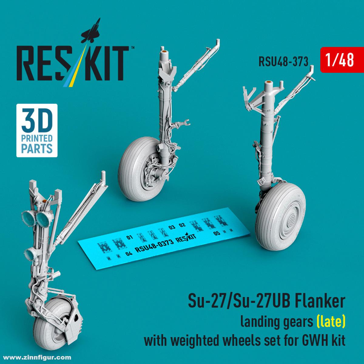 RES/KIT Su-27/Su-27UB Fahrwerk spät (GWH)